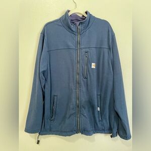 Carhartt Flame Resistant HRC 2 Jacket Size XL Regular polartec Full Zip 9.1